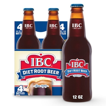 Ibc 12 oz. Diet IBC Root Beer Glass, PK24 10087201